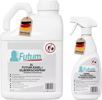 Futum 5L + 500ml Silberfisch- / Asselspray 5 l Spray (F400700-04)