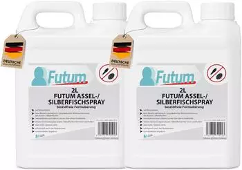 Futum 2x2L Silberfisch- / Asselspray 4 l Spray (F400360-06)