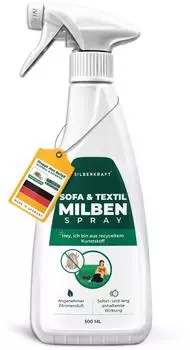 Silberkraft Milbenspray Sofa & Textil 500 ml Spray