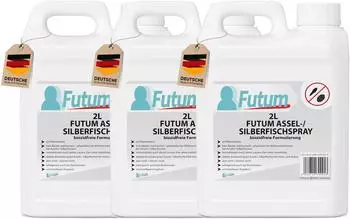 Futum 3x2L Silberfisch- / Asselspray 6 l Spray (F400440-06)