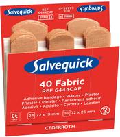 Salvequick Nachf&uuml;lleins&auml;tze 6 x 40 Pflaster Textil - 6444 (40 St&uuml;ck)
