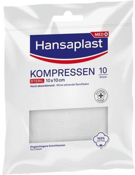 Beiersdorf Med Sterile Kompressen 10x10cm (10 Stk.)