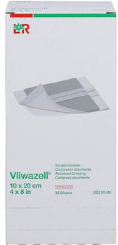 Docpharm Vliwazell Saugkompressen steril 10x20cm (30 Stk.)