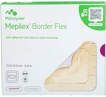 1001 Artikel Medical Mepilex Border Flex Schaumverb haftend 12,5 x 12,5cm (5 Stk.)