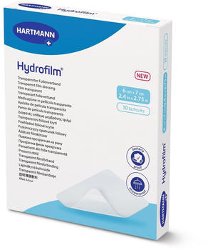 Hartmann Hydrofilm transparenter Folienverband 6x7 cm (10 Stk.)