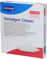 SORBALGON Classic 10x10 cm Calciumalginat-Kompressen 10 St
