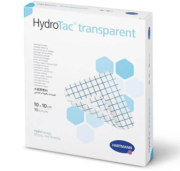 Hartmann Hydrotac transparent Hydrogelverband 10x10 cm (10 Stk.)