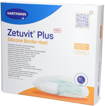 Hartmann Zetuvit Plus Silicone Border Heel 25x25 cm (10 Stk.)