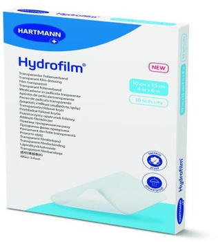 Hartmann Hydrofilm transparenter Folienverband 10x15 cm (10 Stk.)