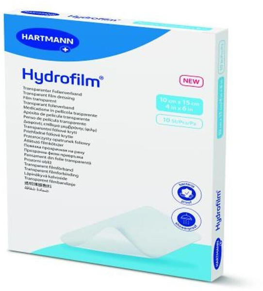Hartmann Hydrofilm transparenter Folienverband 10x15 cm (10 Stk.)
