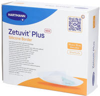 Zetuvit Plus Silicone Border 15x15 cm 10 St