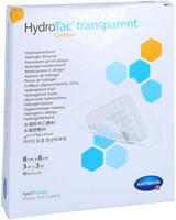 Hydrotac Transparent Hydrogelverb.8x8 cm 10 St