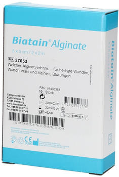 Avitamed Biatain Alginate Kompressen 5x5 cm (10 Stk.)