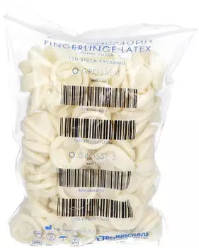 Brinkmann medical Fingerling OP Latex Gr.3 gerollt (100 Stk.)