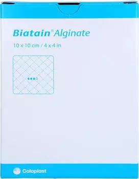 Coloplast Biatain Alginate Kompressen 10x10 cm (10 Stk.)