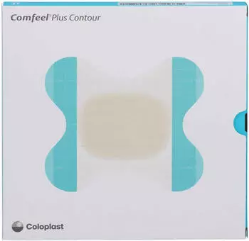 Coloplast Comfeel Plus contourierter Hydrokolloidverb.6x8cm (5 Stk.)