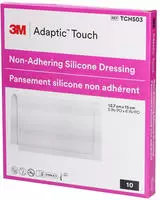Adaptic Touch 12,7x15 cm nichthaft.Sil.W 10 St