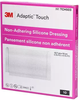 Docpharm Adaptic Touch 12,7x15 cm nichthaft.Sil.Wundauflage (10 Stk.)