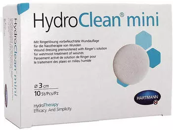 Docpharm Hydroclean mini Kompressen 3 cm rund steril (10 Stk.)