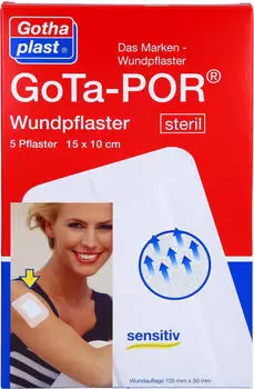 Gothaplast Gota-Por Wundpflaster steril 100x150 mm (5 Stk.)