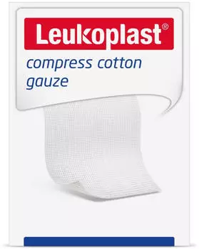 Leukoplast Leukoplast compress Cotton Gauze 10x10cm ste.8f (25x2 Stk.)