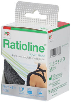 Lohmann & Rauscher Ratioline Sport-Tape 5 cmx5 m schwarz