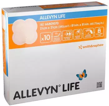 Smith & Nephew Allevyn Life 21x21 cm Silikonschaumverband (10 Stk.)