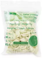 PZN-DE 01288316, Vivomed Fingerlinge Latex Gr&ouml;&szlig;e 3 Medium 100 ST