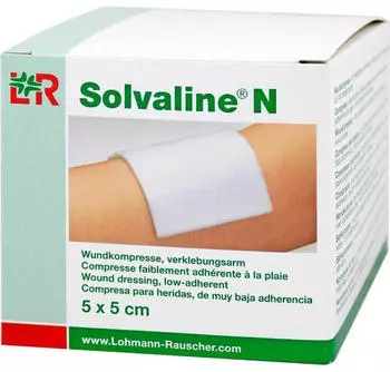 Lohmann & Rauscher Solvaline N 5 x 5 cm steril Kompressen (25 Stk.)
