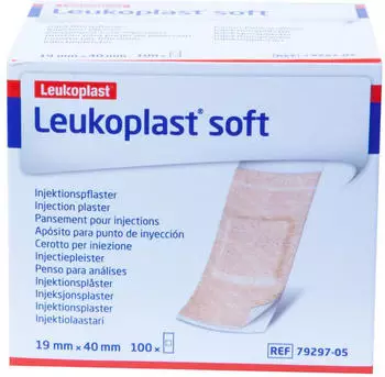 BSN Medical Leukoplast soft Injektionspflaster Strips 19 x 40 mm (100 Stk.)