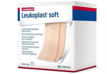 BSN Medical Leukoplast soft Pflaster 4 cm x 5 m Rolle