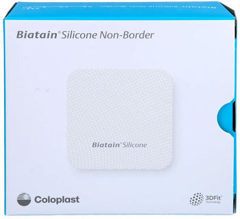 Coloplast Biatain Silicone Non-border Schaumverband 7,5x7,5cm (10 Stk.)