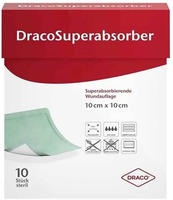 Dracosuperabsorber 10x10 cm Wundauflage 10 St