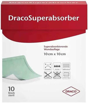 Dr. Ausbüttel Dracosuperabsorber 10x10cm Wundauflage (10 Stk.)