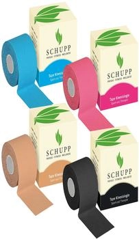 Schupp Tape Kinesiologie 5cm x 5m schwarz