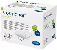Cosmopor silicone Wundschnellverband 10 x 8 cm 25 St
