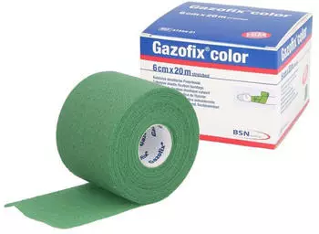 BSN Medical Gazofix color Fixierbinde kohäsiv 6 cmx20 m grün