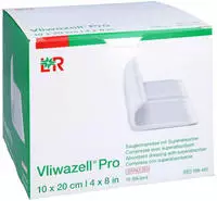 Vliwazell Pro Saugkompresse mit Superabsorber 10x20 cm, 10 S