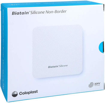 Coloplast Biatain Silicone Non-Border Schaumverband 10x10 cm (10 Stk.)