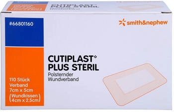 +Prisoma Cutiplast Plus steril 5x7 cm Verband 110 St