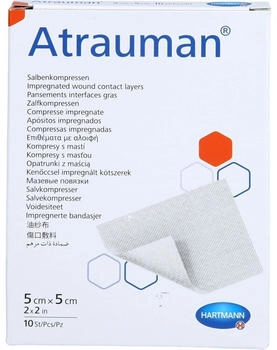 +Prisoma Atrauman 5x5 cm steril Kompressen 10 St