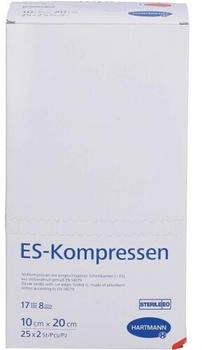 Avitamed Es-Kompressen steril 10x20 cm 8fach 25X2 St