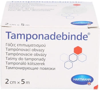 1001 Artikel Medical Tamponadebinde 2 cmx5 m steril Hartmann 1 stk