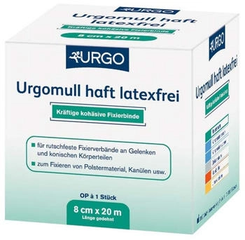 Urgo Urgomull haft Latexfrei 8 cm x 20 m (6 Stk.)