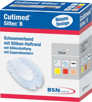 BSN Medical Cutimed Siltec B Schaumverb.13x16 cm oval 6 St