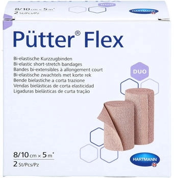 Eurim-Pharm Pütter Flex Duo Binde 8/10 cmx5 m 2 St