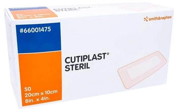 Eurim-Pharm Cutiplast steril Wundverband 10x20 cm 50 St