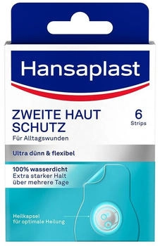 Beiersdorf Hansaplast Zweite Haut Schutz Pflaster 6 stk