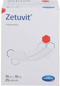ACA Müller Zetuvit Saugkompressen steril 10x10 cm 25 St