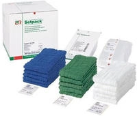 Toptex lite Baucht&uuml;cher RK steril blau 40 x 40 cm 6x5 St&uuml;ck